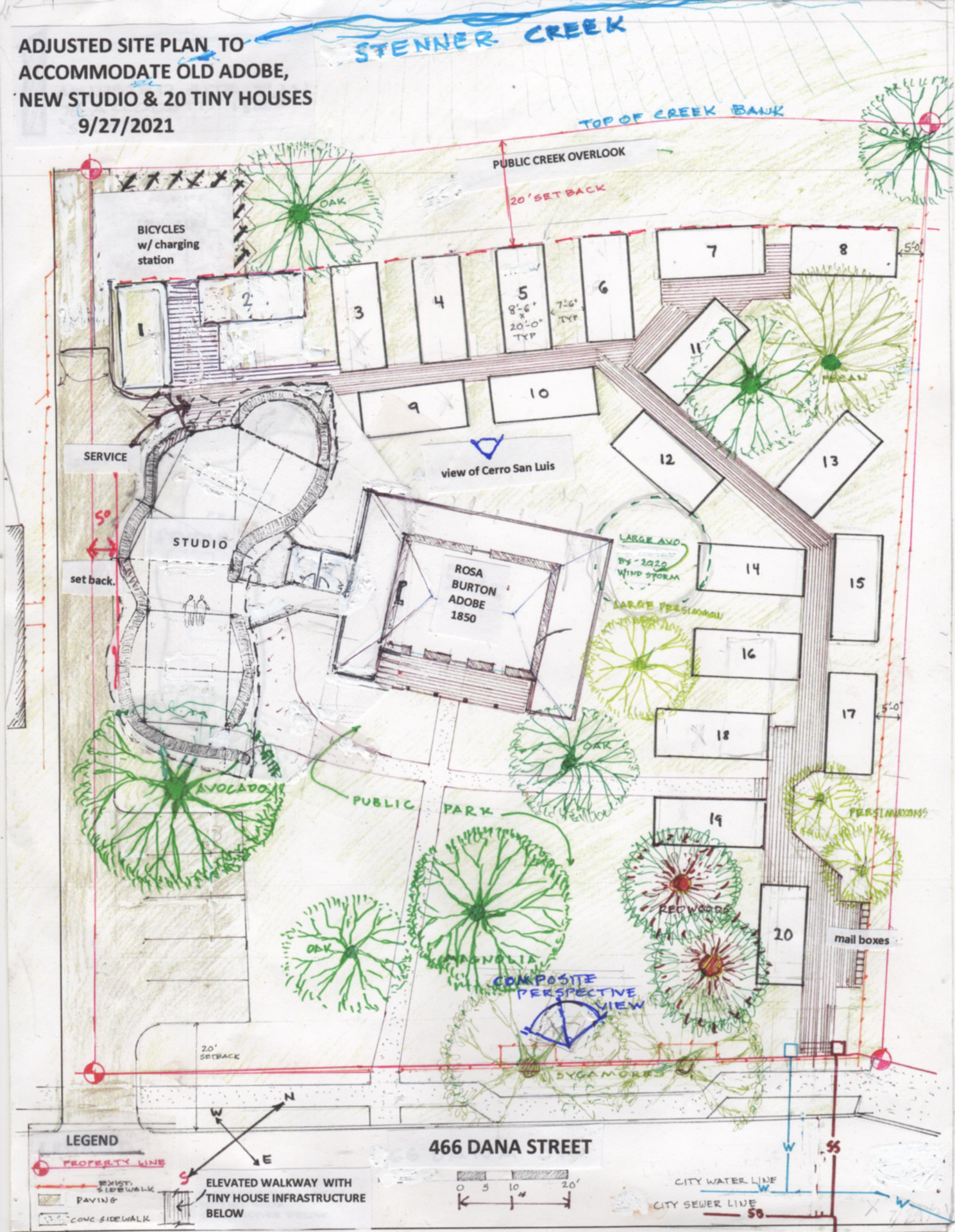 Waterman Park Village Site drawing